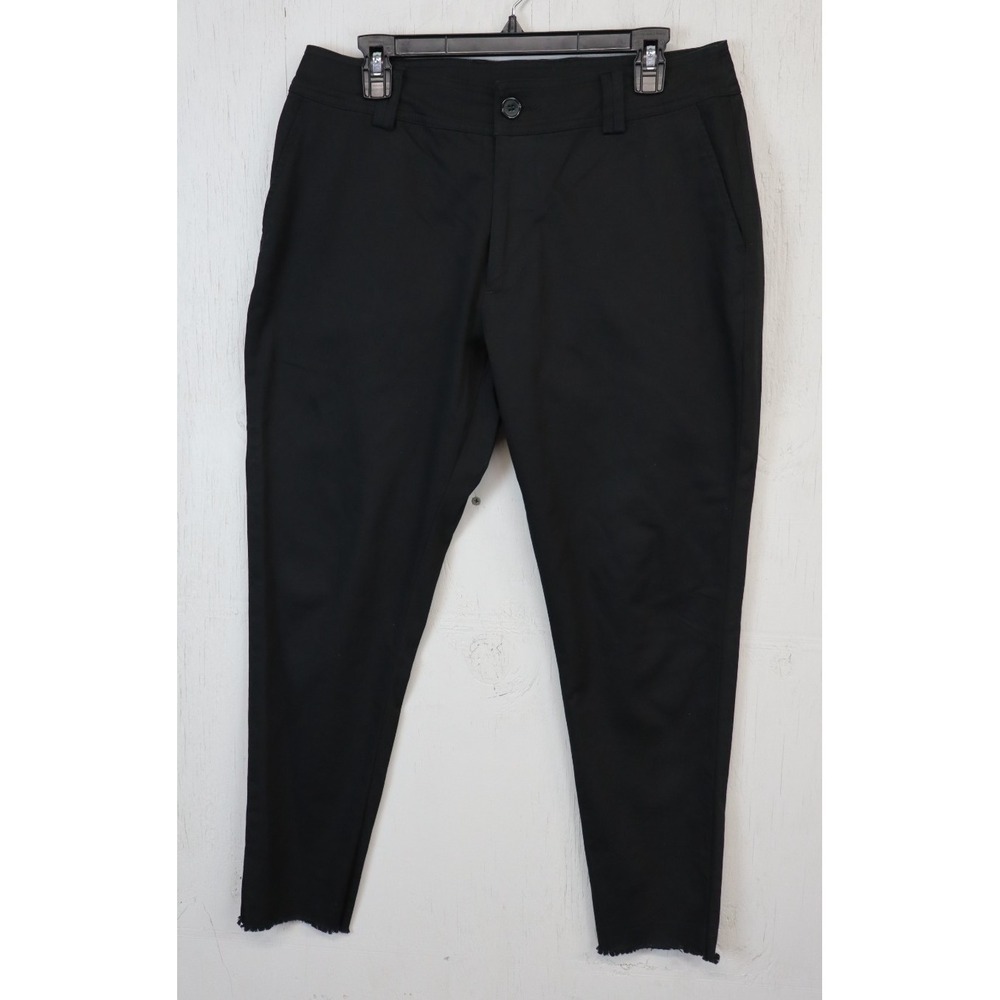 Mens Civilregime Black Pants Size 32 Serpent Snakes Gadsden Raw‎ Hem Cotton
